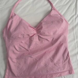 DFYNE IMPACT LONGLINE HALTER TOP